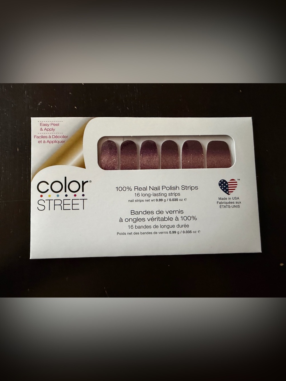 Color Street Rosé Ombré Nail Polish Strips
